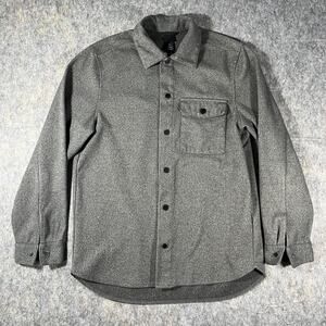 H&M Gray Fleece Shacket / Men's Medium / Heavyweight Shirt Jacket RN 101255